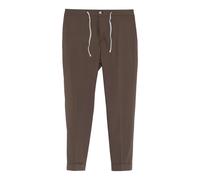 Barba - Venezia Wool Drawstring Pants - - Trousers - Uomo - Marrone - XL