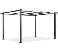 Barbados 3 x 4 m in legno Garden Point pergola in metallo per patio