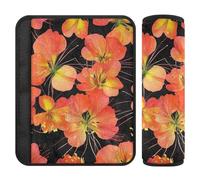 Barbados Pride of Barbados Beauty Flower 2 pz Cintura Strap Covers Più Comfort di Guida per Camion forro para cinturon de seguridad