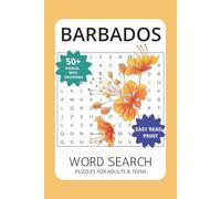 Barbados Word Search Puzzle Book: Word Searches with Easy to Read Print about Barbados, Island Life, Barbados Travel and More | 6x9 inches, 110 pages ... Gift for Vacations, Holidays and Free Times