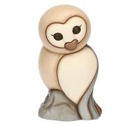 Barbagianni Gianni in ceramica, medio - Ceramica - 7,3x7,6x12,9 cm