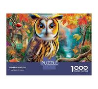 Barbagianni Puzzle 1000 Pezzi, Jigsaw Puzzle Per Adulti E Ragazzi Dai 14 Anni in Su, Giochi Stimolanti Per Tutta La Famiglia 38x26cm/1000pcs