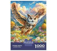 Barbagianni Puzzle 1000 Pezzi, Jigsaw Puzzle Per Adulti E Ragazzi Dai 14 Anni in Su, Giochi StimolFormicai Per Tutta La Famiglia 70x50cm/1000pcs