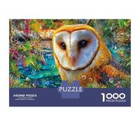 Barbagianni Puzzle 1000 Pezzi Per Adulti E Ragazzi Dai 14 Anni in Su, Giochi Stimolanti Per Tutta La Famiglia 70x50cm/1000pcs