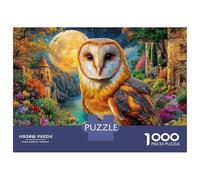 Barbagianni Puzzle 1000 Pezzi Per Adulti E Ragazzi Dai 14 Anni in Su, Giochi Stimolanti Per Tutta La Famiglia 52x38cm/1000pcs