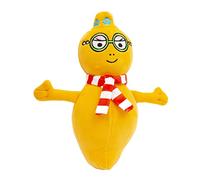 Barbapapa- Barpapapà-Peluche Arancione Modello Borbottina Morbidoso E Soffice con Sciarpina Annodata al Collo A Righe Bianca E Rossa, BAP43500