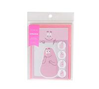 Barbapapapa BBS-233 - Set di lettere di auguri, motivo: viso