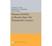 Barbara A. Anderson Erna Härm A Human Fertility in Russia Since the (Tascabile)