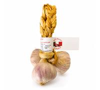 Barbara | Aglio rosso di Nubia | Raccolto a mano | Treccia da 3 teste