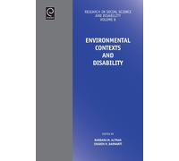 Barbara Altman Environmental Contexts and Disability (Copertina rigida)