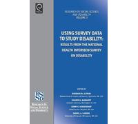 Barbara Altman Using Survey Data to Study Disability (Copertina rigida)