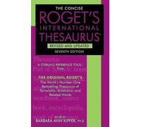 Barbara Ann Kipfer Roget's Concise International Thesaurus (Tascabile)