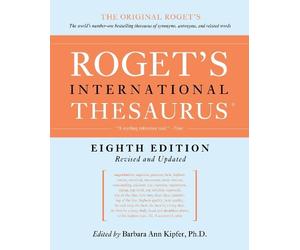 Barbara Ann Kipfer Roget's International Thesaurus [8th Edition] (Tascabile)