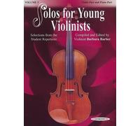 Barbara Barber Solos for Young Violinists , Vol. 3 (Tascabile)