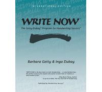 Barbara Getty Inga DuBay Write Now (Tascabile)