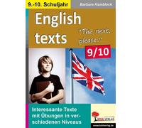 Barbara Hambloc English texts - The next, please. / Klasse 9- (Copertina rigida)