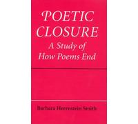 Barbara Herrnstein Smith Poetic Closure (Tascabile)