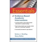 Barbara J. Wendling Nanc Essentials of Evidence-Based Academic Inter (Tascabile)