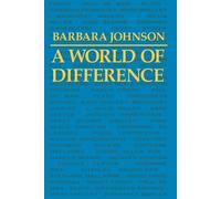 Barbara Johnson A World of Difference (Tascabile)
