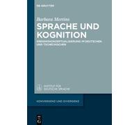 Barbara Mertins Sprache und Kognition (Copertina rigida)