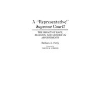 Barbara Perry A Representative Supreme Court? (Copertina rigida)