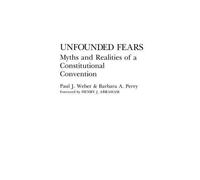 Barbara Perry Paul J. Weber Unfounded Fears (Tascabile)
