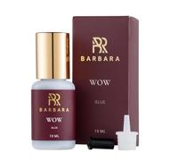 Barbara WOW 10ml | Colla Professionale per Extension Ciglia | Asciugatura Ultra Rapida (0,3-0,5 sec) | Lunga Durata (Fino a 8 Sett.) | Alta Elasticità | per Volume e Mega-Volume