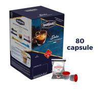 Barbaro 80 Capsule Compatibili Illy Iperespresso caffè Nero Cioccolattoso