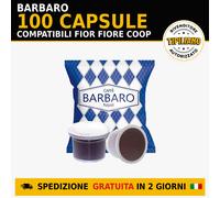 Barbaro Fior Fiore Coop Blu Cremosa 100 capsule caffè