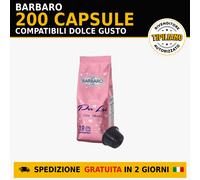 Barbaro Rosa Raffinata 200 Capsule compatibili Dolce Gusto