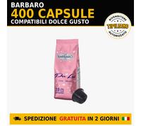 Barbaro Rosa Raffinata 400 Capsule compatibili Dolce Gusto