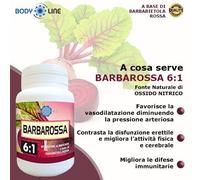 BARBAROSSA 6:1 integratore Barbabietola OSSIDO NITRICO DISFUNZIONE ERETTILE