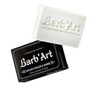 Barb'Art - Sapone Barba e Viso - Oliva e Rosmarino - Pelle normale o grassa - 100 g