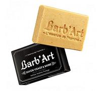 Barb'Art - Sapone Barbe & viso Albicocca & Lemongrass - Pulizia - Pece normali a secco - 100 g