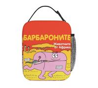 Barbazoo Animali Sacchetti Isolati per Il Pranzo Grande Les Barbapapa Famiglia Contenitore Sacchetto Termico Pranzo Scatola Tote Spiaggia Picnic
