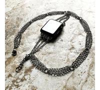 Barbazzale Catena Con Saldato Maglie Bracciale per Apple 38 40 42 44mm Orologio