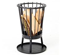 barbecook Braciere da Giardino Modern Ronda, braciere in Ferro per Fuoco a Legna, caminetto da Esterno in Acciaio, 42.5x63m