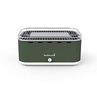 Barbecook Carlo Barbecue portatile senza fumo, barbecue a carbone, piccolo barbecue lavabile in lavastoviglie, verde