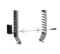 Barbecook Girarrosto per barbecue, girarrosto elettrico, 2 forchettoni per girarrosto, girarrosto Nestor World