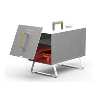 Barbecook Otto barbecue affumicatore elettrico in acciaio inox per affumicatura a caldo, affumicatore per barbecue, 26x26x47cm