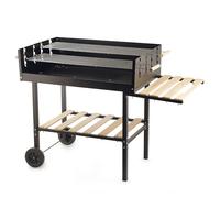 Galileo Barbecue a Carbonella Carbone BBQ da Giardino Esterno in Acciaio 84,5x25 cm / 92 cm - BestBQ 2160818