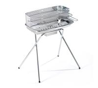 Barbecue a Carbone 60-40/xc inox Ompagrill Griglia 60x36 cm Struttura in