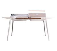 Barbecue a Carbone Carbonella in Acciaio Lisa Luxury Etna Maxi