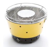 Barbecue a Carbone Carbonella Portatile Ø34 cm Taddei Quick Giallo