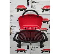 BARBECUE A CARBONE CARBONELLA PORTATILE QLIMA PC1015 NERO E ROSSO PREZZO STOCK