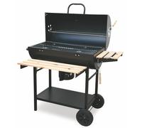Barbecue a Carbone Carbonella Rettangolare 108x70x100 cm Soriani Sun-Day Nero