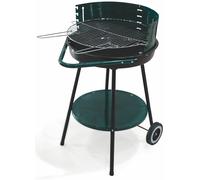 Barbecue a Carbone Carbonella Tondo Ø50 cm con Ruote Soriani Sun-day Verde