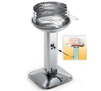 BARBECUE A CARBONE CARBONELLA VENUS 480 PRO SYSTEM Ø cm. 44 - H89 CM OMPAGRILL