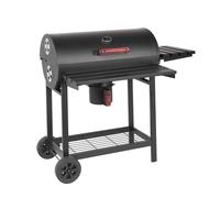 Barbecue a carbone con ruote coperchio ed appoggi laterali Bristol