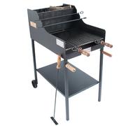 BARBECUE A CARBONE E LEGNA FUOCONE in ferro battuto per circa 10 persone